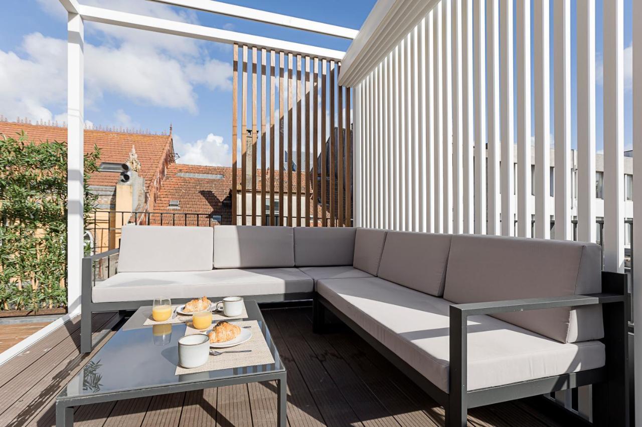Downtown Duplex W/ Amazing Terrace By Lovelystay Porto Luaran gambar